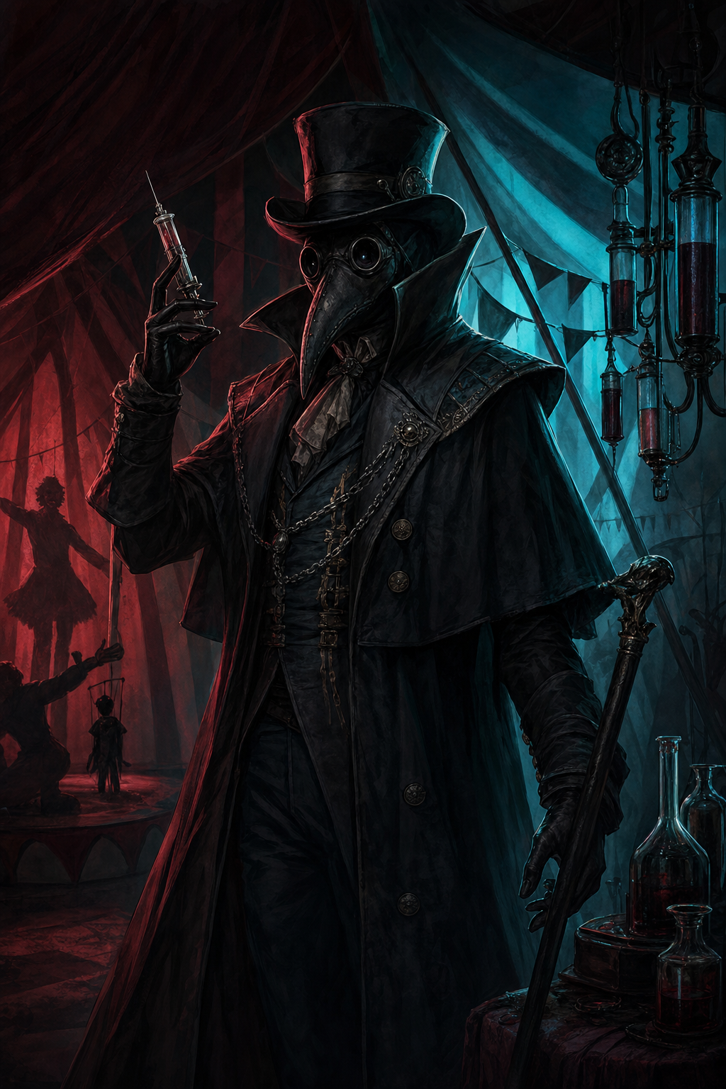 Unofficial fan-made Doctor concept illustration, not official The Freak Circus artwork.